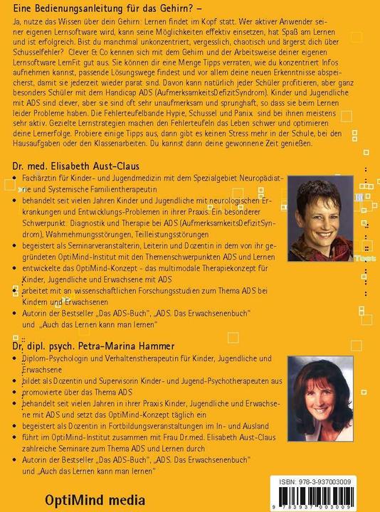 Nährwerte und Zutaten ADS Topfit beim Lernen (Deutsch, Elisabeth Aust-Claus, Petra-Marina Hammer, 2003)