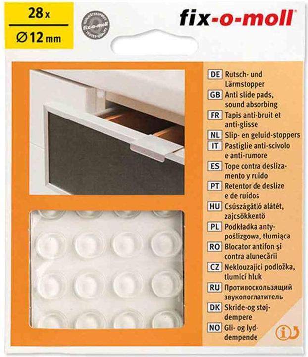 Actual product image Fix-o-moll Slip and noise stopper 3.2 mm / Ø 12 mm 28 x (28 Piece)