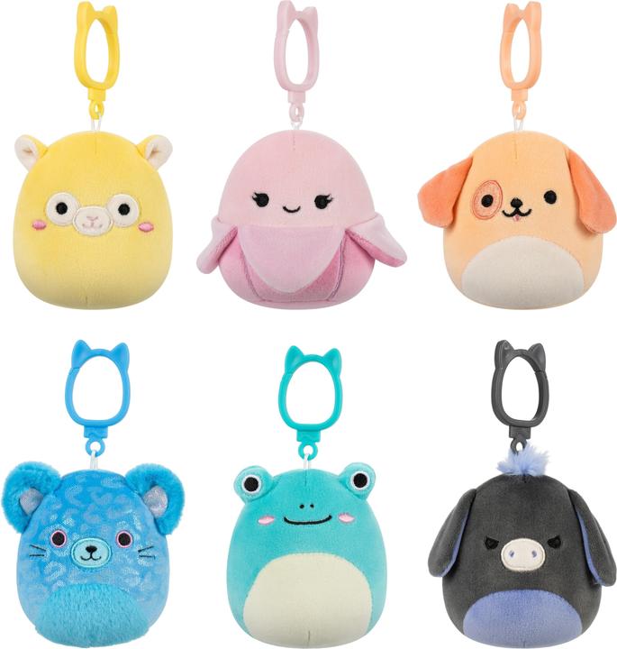 Actual product image Squishmallows - 9 cm - Clip On - Sarge Jaguar (9 cm)