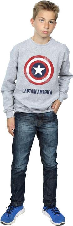 Actual product image Captain America Boys Shield Sweatshirt (152, 158)