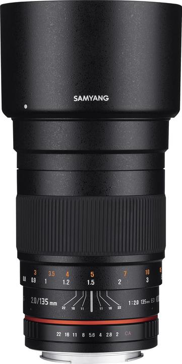 Actual product image Samyang 135mm f/2 ED UMC, Nikon F (Nikon F, full size)
