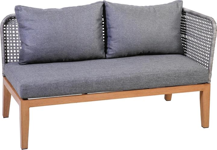 Produktbild Greemotion Loungeset Jana, Braun/Grau, 3 Sitzplätze