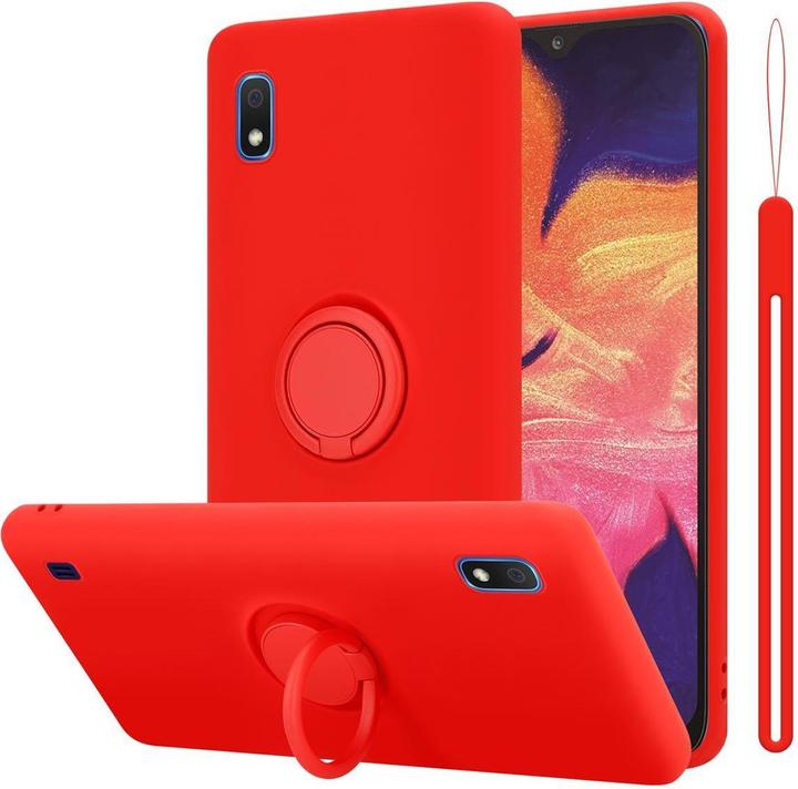 Actual product image Cadorabo TPU Liquid Ring Silicone Case Cover (Samsung Galaxy A10, HTC One M10)