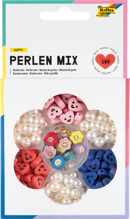 Produktbild Folia Perlen Mix Smiley