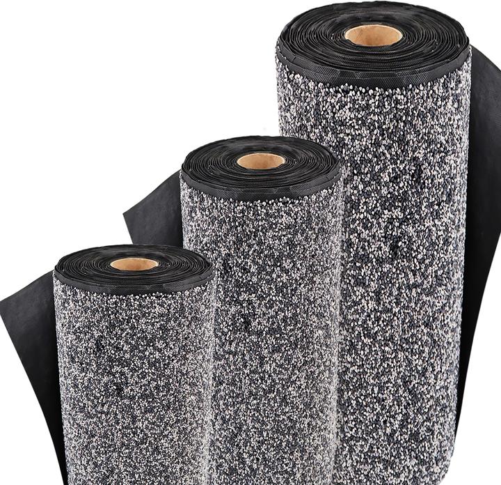 Produktbild Aquagart Steinfolie 22m x 0,4m breit Für Teichrand Bachlauf Teichfolie Kiesfolie Grau