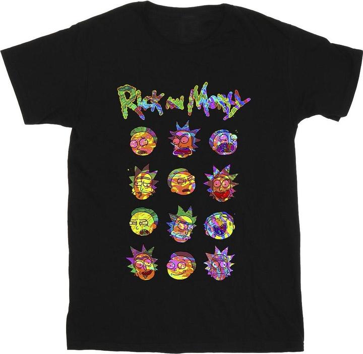 Image du produit Rick And Morty - T-shirt TIE DYE FACES - Homme (L)