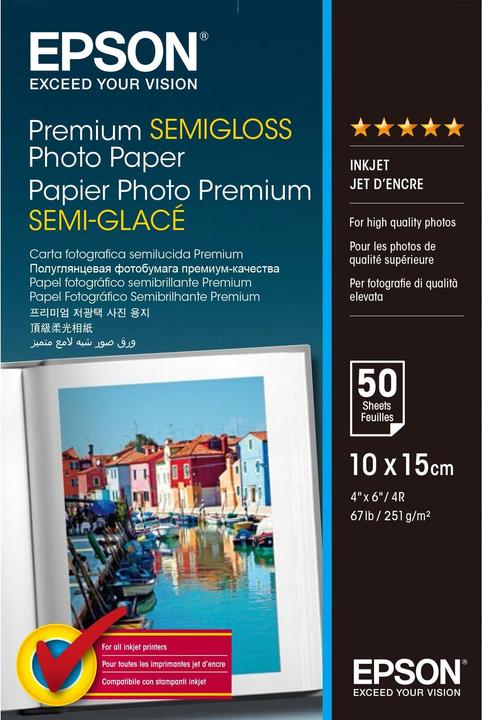 Epson Premium Semigloss (251 g/m², 10 x 15 cm, 50 x)