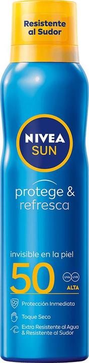 Image du produit NIVEA SUN PROTEGE&REFRESCA spray SPF50 200 ml (Spray solaire, SPF 50, 200 ml)