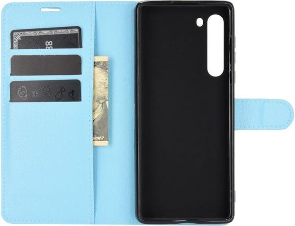 Actual product image MU Classic Litchi Leather Bookcover Series (Motorola Edge)