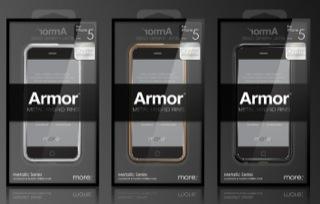 Immagine prodotto more. Armor Metal Bumper per iPhone 5/5S/SE nero/giallo neon (Apple iPhone SE, Apple iPhone 5, Apple iPhone 5s)