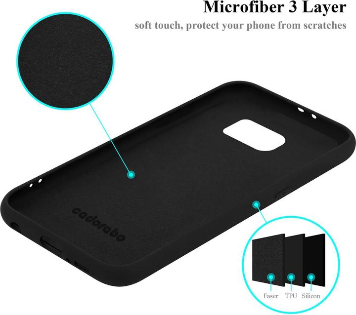 Actual product image Cadorabo TPU Liquid Silicone Case Cover (Samsung Galaxy S6)