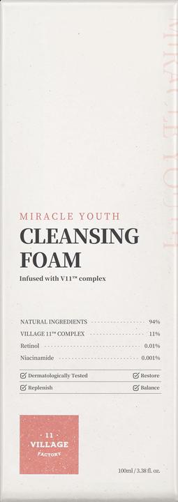 Immagine prodotto Village 11 Factory Schiuma detergente miracolosa della giovinezza (Panni pulizia, 100 ml)
