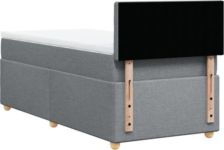 Produktbild VidaXL Bo x springbett mit Matratze 90 x 190 cm Stoff (90 x 190 cm)