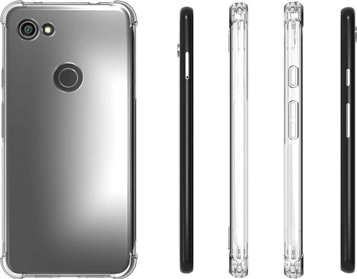 Produktbild Screenguard Google Pixel 3a XL Hülle Crystal Soft Airbag Bumper (Google Pixel 3a XL)