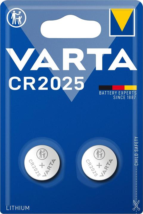 Actual product image Varta Electronics CR2025 (2 pcs., CR2025, 165 mAh)