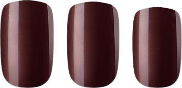 Actual product image KISS Gel Fantasy Nail Kit - Absolutely Fabulous (Artificial nails, Transparent, Bordeaux)
