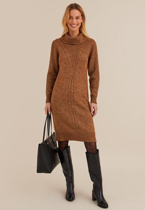 Anne Weyburn Strickkleid mit langen Ärmeln (42)