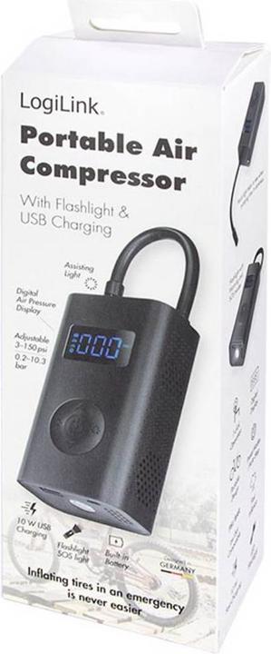 Image du produit LogiLink Compresseur d'air (4000 mAh, 14.80 Wh)