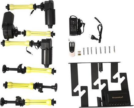 Actual product image Falcon Eyes StudioKing Background System Electric B-3WE for 3 Rolls (272 cm, 293 cm)