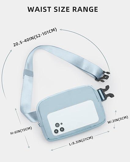 Immagine prodotto Only-Bags.Store Borsa da cintura, marsupio moda impermeabile Mini cintura borsa marsupio per correre