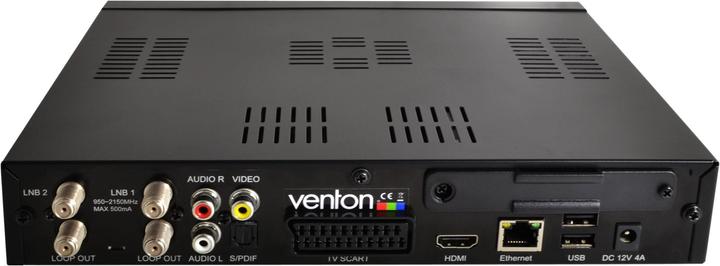 Actual product image Venton Unibox HD eco+, Linux E2 Receiver, 2x DVB-C/T2 Twin (DVB-C, DVB-T)