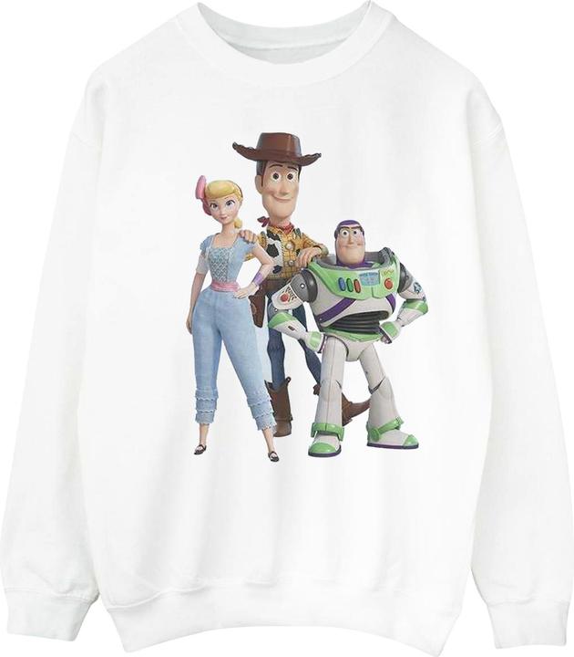 Actual product image Disney Girls Toy Story 4 Woody Buzz and Bo Peep Sweatshirt (116)