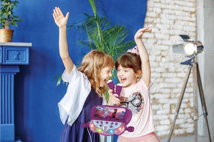 Immagine prodotto Lexibook S160FZ Disney Frozen La Regina dei Ghiacci Stand Luce Altoparlanti per Bambini, Gioco Musicale