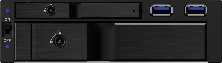 Immagine prodotto Icy Box IB-174SSK-U - Portaoggetti mobile - 2.5", 3.5" (6.4 cm, 8.9 cm)