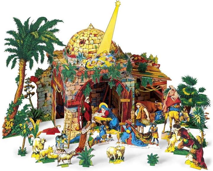 Actual product image Schreiber-Bogen Cardboard model Christmas cot