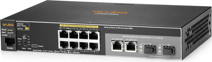 Aruba 2530-8G-PoE+ (10 Ports)