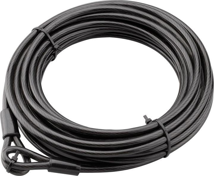Thirard Câble antivol twisty, vélo, abris de jardin, ø 8, 12.00m, acier gaine pvc -