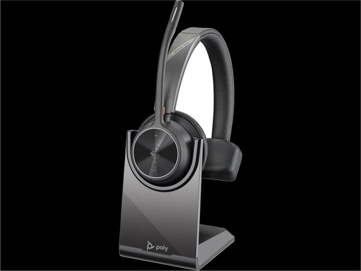 Actual product image Poly HP Voyager 4310-M Microsoft Teams Certified USB-C Headset with charge stand, Sans fil, Bureau/C (Wireless, USB-C)