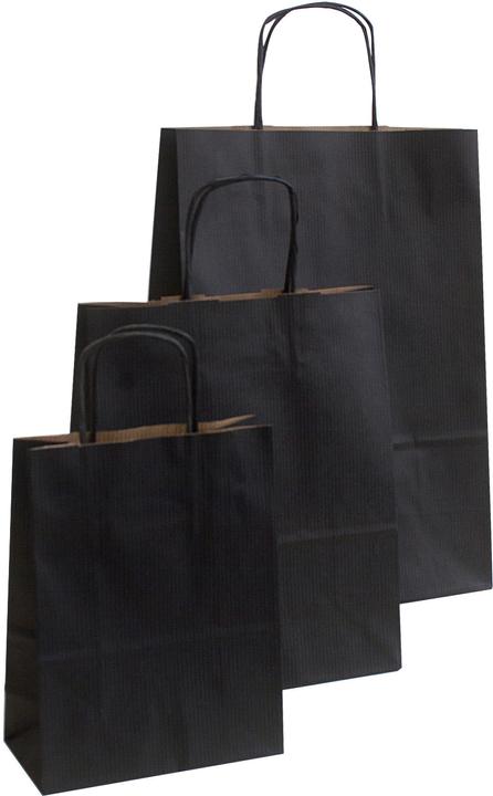 Immagine prodotto Neutral Borse di trasporto Allegra nero SDF22-798 Kraft, 110g, 22x10x27cm 25 pz. (Borsa da regalo, 25 x)