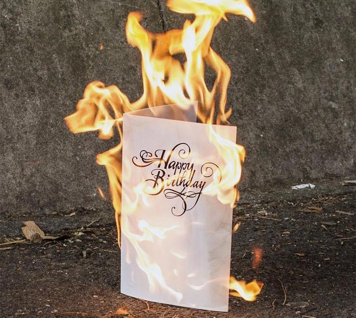 Actual product image TOP Never-Ending Birthday Card (1 pcs.)