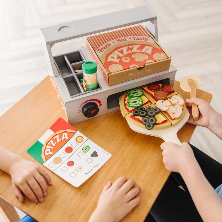 Actual product image Melissa & Doug Top & Bake Pizza Counter