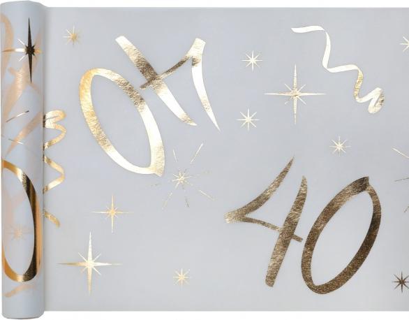 Produktbild Santex Tischläufer 40. Geburtstag