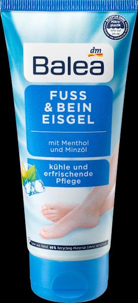 Actual product image dm Balea Foot & leg ice gel (Foot cream & foot gel, 100 ml)
