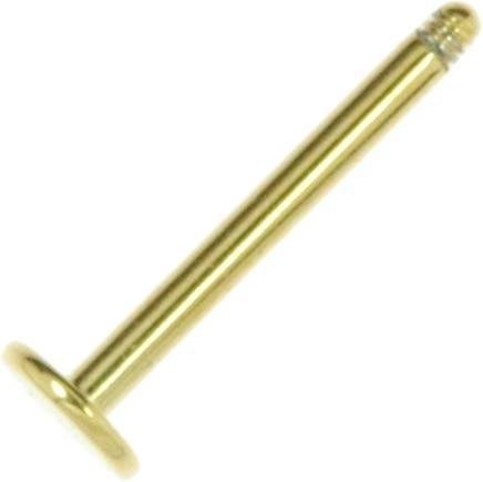 Produktbild Bijouteria 1.2mm Piercingstab (Chirurgenstahl 316L, Gold-Beschichtung (vergoldet))
