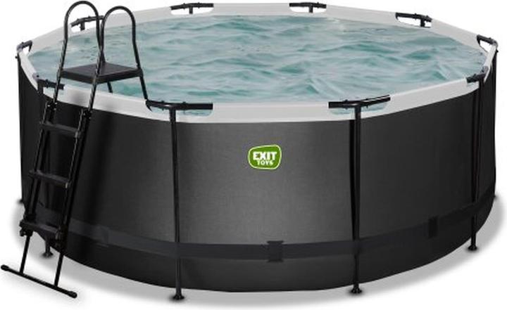 Produktbild Exit Rahmen-Pool rund 360x122 cm mit Sandfilterpumpe (Ø 360 x 122 cm)