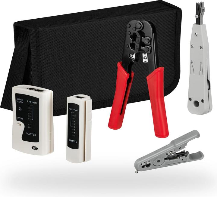 Actual product image M-Cab Network Tool Set W/ Bag. 4 Pcs (Tool)
