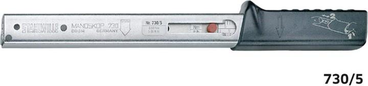 Actual product image Stahlwille Torque wrench service MANOSKOP® | 730/20 Quick (1/2", 40 Nm, 200 Nm)