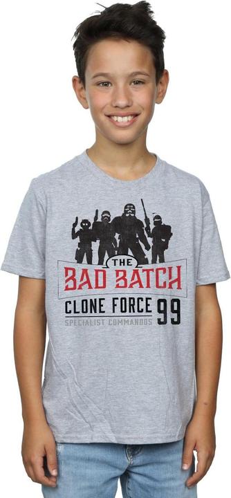 Actual product image Star Wars Boys The Bad Batch Clone Force 99 T-Shirt (140, 146)