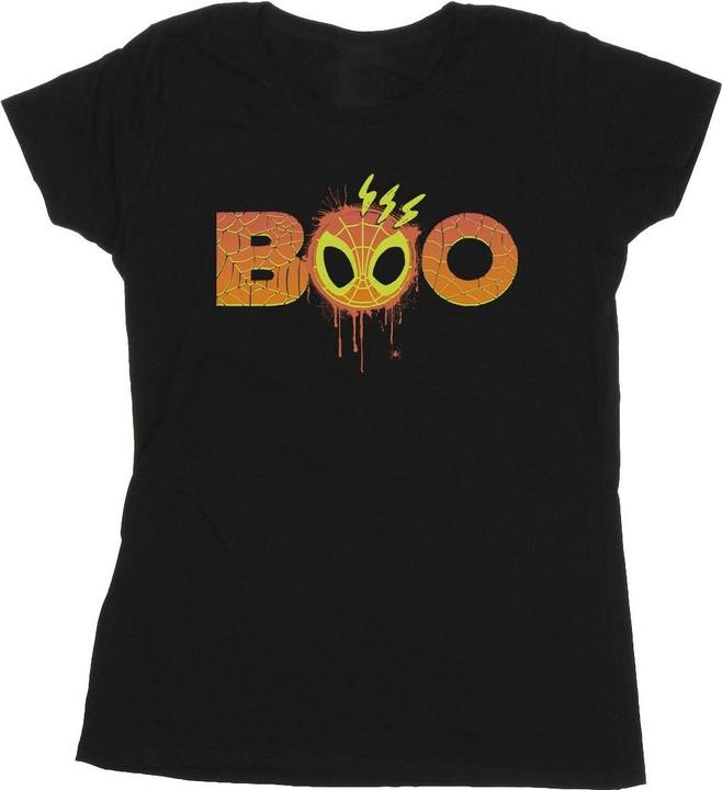 Actual product image Spiderman Womens/Ladies Boo Cotton T-Shirt (M)