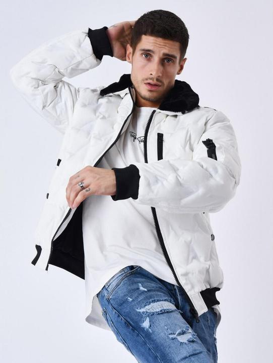 Actual product image Project X Paris furry aviator collarpuffer jacket (XL)
