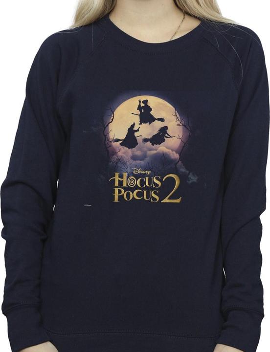 Actual product image Disney Womens/Ladies Hocus Pocus Witches Flying Sweatshirt (XXL)