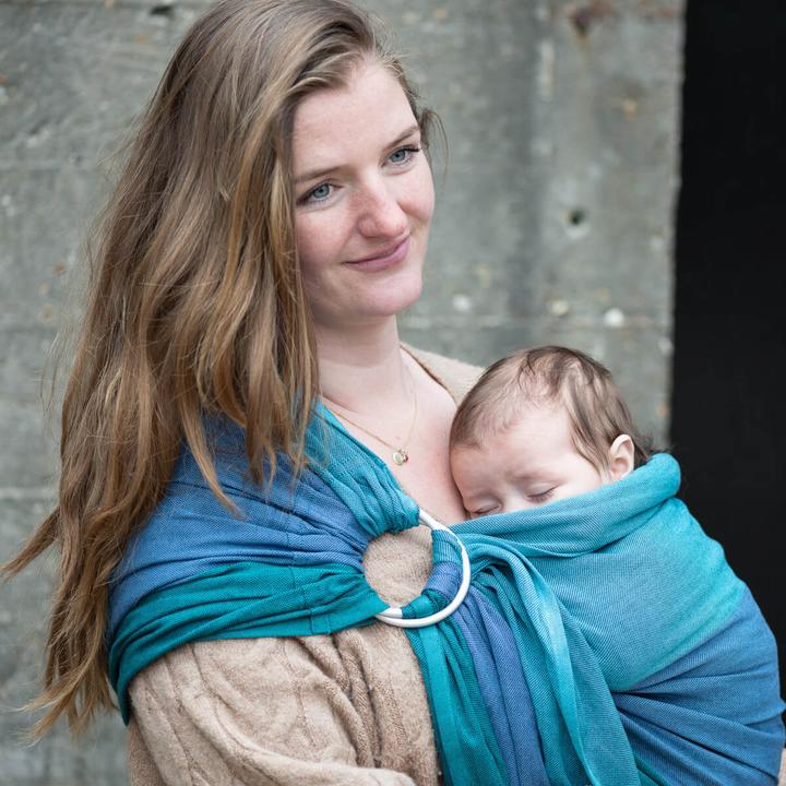 Immagine prodotto Hoppediz Babytragetuch gewebter Ring-Sling (2 m)