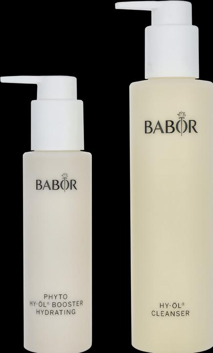 Babor Set idratante CLEANSING HY-OIL e Phyto HY-OIL Booster (Panni pulizia, 300 ml)