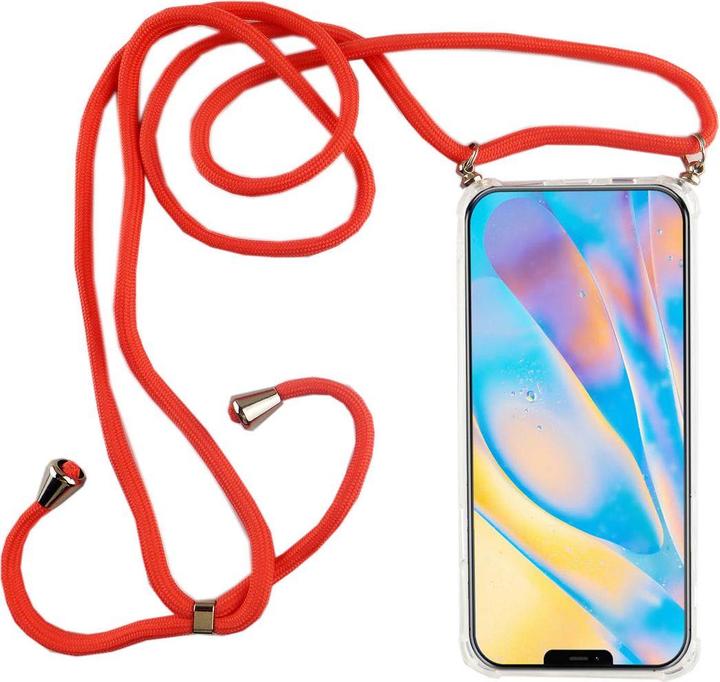 Produktbild König Design Apple iPhone 12 mini Handykette Hülle mit Band Case zum umhängen Kordel Pink Neu