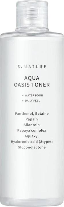 Actual product image S. Nature Aqua Oasis Toner (Tonic water, 300 ml)