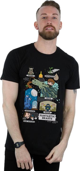 Immagine prodotto Fantastic Beasts Chibi Newt Maglietta Uomo (XL)